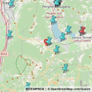 Mappa Via Vicenza, 38049 Vattaro TN, Italia (6.4625)