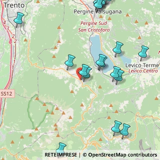 Mappa Via Vicenza, 38049 Vattaro TN, Italia (5.6325)