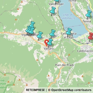 Mappa Via Vicenza, 38049 Vattaro TN, Italia (2.24417)