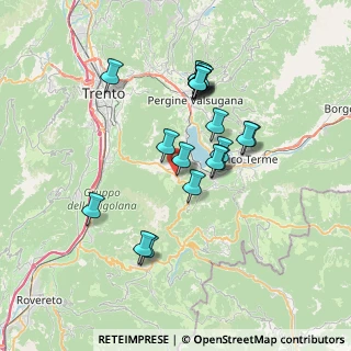 Mappa Via Vicenza, 38049 Vattaro TN, Italia (6.344)
