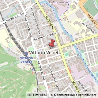 Mappa Via Vittorio Emanuele II, 3, 31029 Vittorio Veneto, Treviso (Veneto)