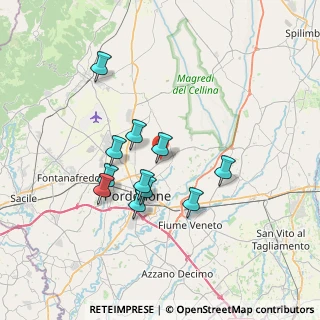 Mappa Via Roveredo, 33084 Cordenons PN, Italia (6.01273)