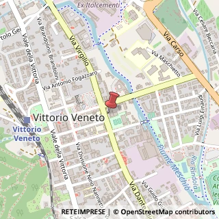 Mappa Via Alighieri Dante, 11, 31029 Vittorio Veneto, Treviso (Veneto)