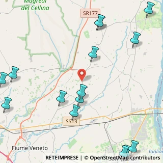 Mappa Via Domanins, 33080 Castions PN, Italia (6.46125)