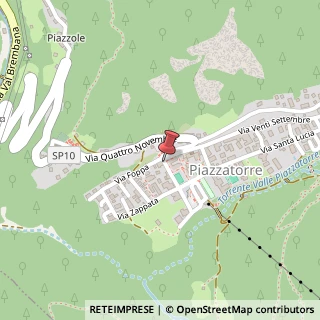 Mappa Via Centro, 19, 24010 Piazzatorre, Bergamo (Lombardia)