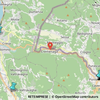 Mappa Via Provinciale, 21030 Cremenaga VA, Italia (4.86176)