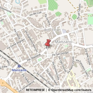 Mappa Via stazione 108, 33044 Manzano, Udine (Friuli-Venezia Giulia)