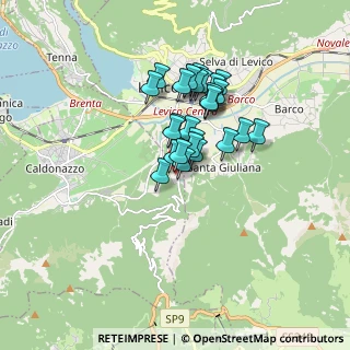 Mappa Lochere, 38052 Caldonazzo TN, Italia (1.24074)