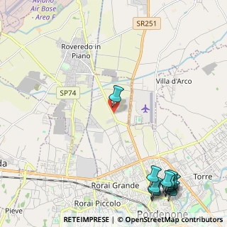 Mappa Via Roveredo, 33170 Pordenone PN, Italia (3.3025)