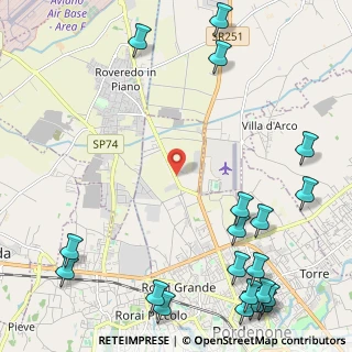 Mappa Via Roveredo, 33170 Pordenone PN, Italia (3.2935)