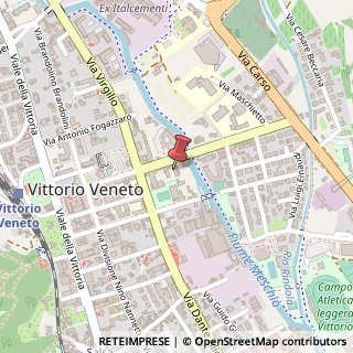 Mappa Via Vittorio Emanuele II, 56, 31029 Vittorio Veneto, Treviso (Veneto)