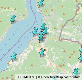 Mappa Unnamed Road, 21016 Luino VA, Italia (5.284)