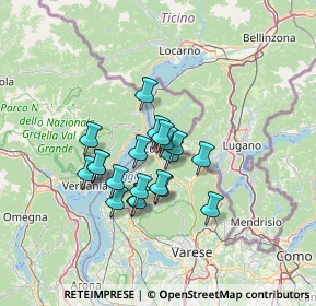 Mappa Via Giacomo Puccini, 21010 Germignaga VA, Italia (9.8405)