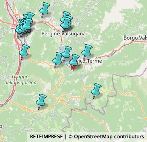 Mappa Via Fabio Filzi, 38052 Caldonazzo TN, Italia (9.6185)