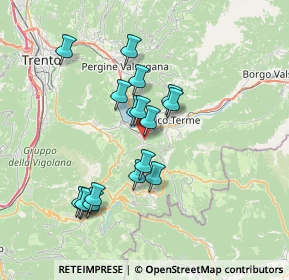 Mappa Via Fabio Filzi, 38052 Caldonazzo TN, Italia (6.37059)