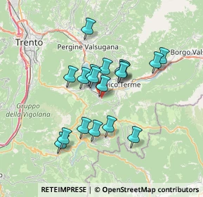 Mappa Via Fabio Filzi, 38052 Caldonazzo TN, Italia (5.76333)