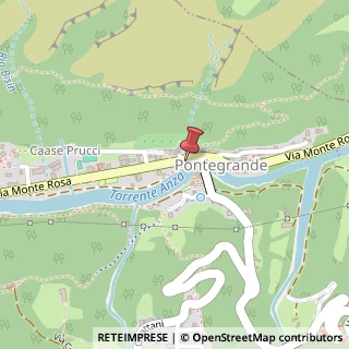 Mappa Via Monte Rosa, 17, 28871 Bannio Anzino, Verbano-Cusio-Ossola (Piemonte)