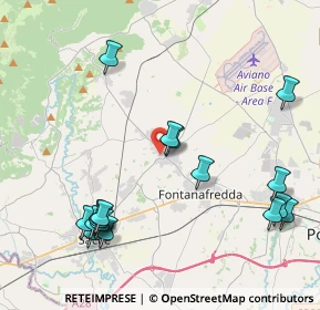 Mappa Via G. Pascoli, 33074 Fontanafredda PN, Italia (4.78882)