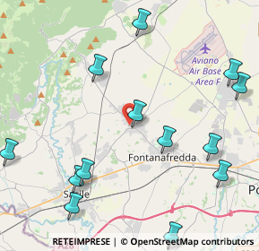 Mappa Via G. Pascoli, 33074 Fontanafredda PN, Italia (6.01063)