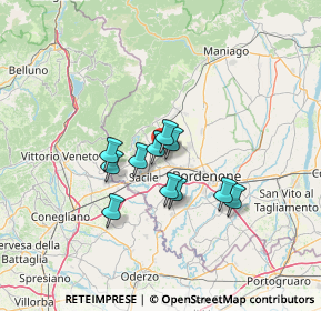 Mappa Via G. Pascoli, 33074 Fontanafredda PN, Italia (9.56636)