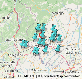 Mappa Via G. Pascoli, 33074 Fontanafredda PN, Italia (9.37579)