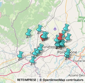 Mappa Via G. Pascoli, 33074 Fontanafredda PN, Italia (6.418)