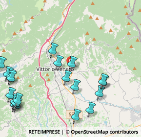 Mappa Via Palmanova, 31029 Vittorio Veneto TV, Italia (5.4285)