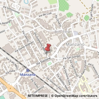 Mappa Via Guglielmo Marconi,  5, 33044 Manzano, Udine (Friuli-Venezia Giulia)