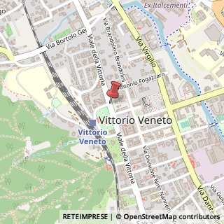 Mappa Viale della Vittoria,  181, 31029 Vittorio Veneto, Treviso (Veneto)