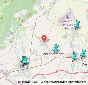 Mappa Via V. Bellini, 33074 Fontanafredda PN, Italia (7.934)