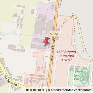Mappa Viale della Comina, 27, 33170 Pordenone, Pordenone (Friuli-Venezia Giulia)