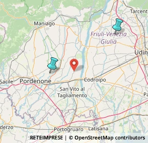 Mappa 33098 Valvasone PN, Italia (52.05)