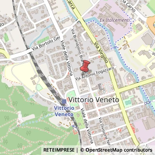 Mappa Via Fogazzaro Antonio, 19, 31029 Vittorio Veneto, Treviso (Veneto)