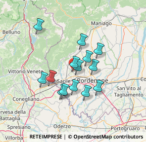 Mappa Via del Var, 33074 Fontanafredda PN, Italia (10.72143)