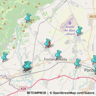 Mappa Via del Var, 33074 Fontanafredda PN, Italia (6.32571)