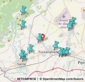 Mappa Via del Var, 33074 Fontanafredda PN, Italia (4.43769)