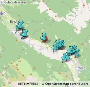 Mappa Via Umberto Iº, 23819 Primaluna LC, Italia (1.85)