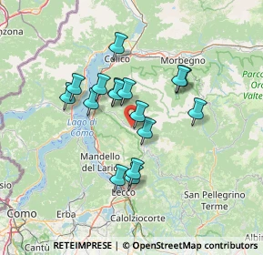 Mappa Via Umberto Iº, 23819 Primaluna LC, Italia (11.07125)