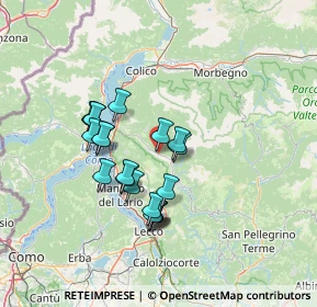 Mappa Via Umberto Iº, 23819 Primaluna LC, Italia (11.5485)