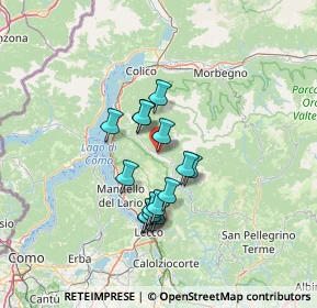Mappa Via Umberto Iº, 23819 Primaluna LC, Italia (10.46867)