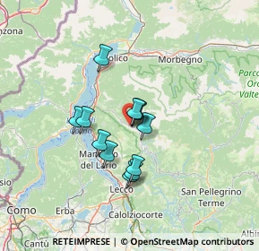 Mappa Via Umberto Iº, 23819 Primaluna LC, Italia (9.45333)