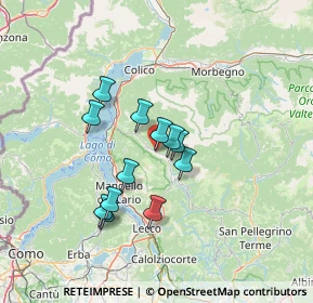 Mappa Via Umberto Iº, 23819 Primaluna LC, Italia (10.64167)