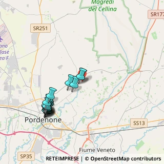 Mappa Via Adige, 33084 Cordenons PN, Italia (4.0825)