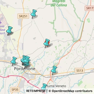 Mappa Via Adige, 33084 Cordenons PN, Italia (5.71615)