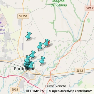Mappa Via Adige, 33084 Cordenons PN, Italia (4.29917)