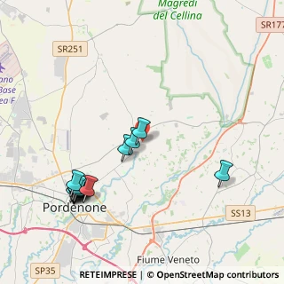 Mappa Via Adige, 33084 Cordenons PN, Italia (4.51857)