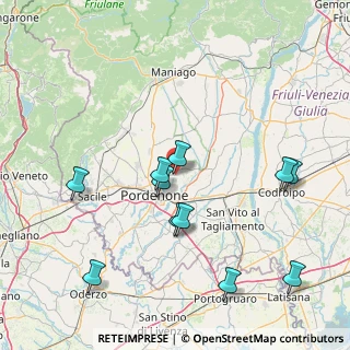 Mappa Via Adige, 33084 Cordenons PN, Italia (16.93545)