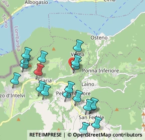 Mappa Via ai Monti, 22024 Pellio Intelvi CO, Italia (2.2115)