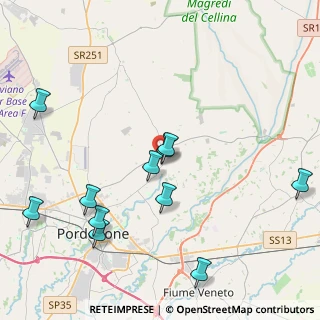 Mappa Via Troset, 33084 Cordenons PN, Italia (4.60818)