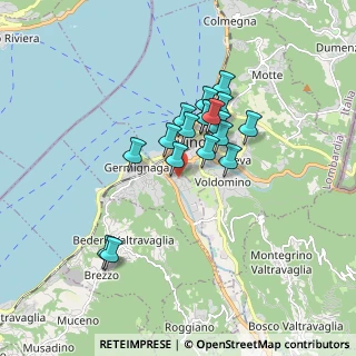 Mappa Via Gaetano Donizetti, 21010 Germignaga VA, Italia (1.3)